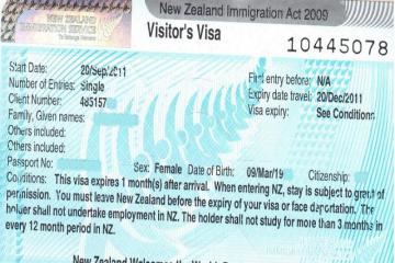 Kinh nghiệm xin thị thực du lịch New Zealand, cách điền tờ khai chi tiết nhất