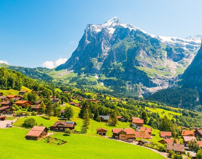 dãy Alps là địa điểm ăn ảnh ở Thụy sĩ