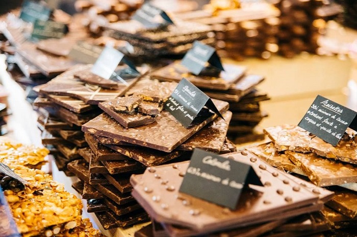 lễ hội ẩm thực ở Pháp cho người mê sô cô la