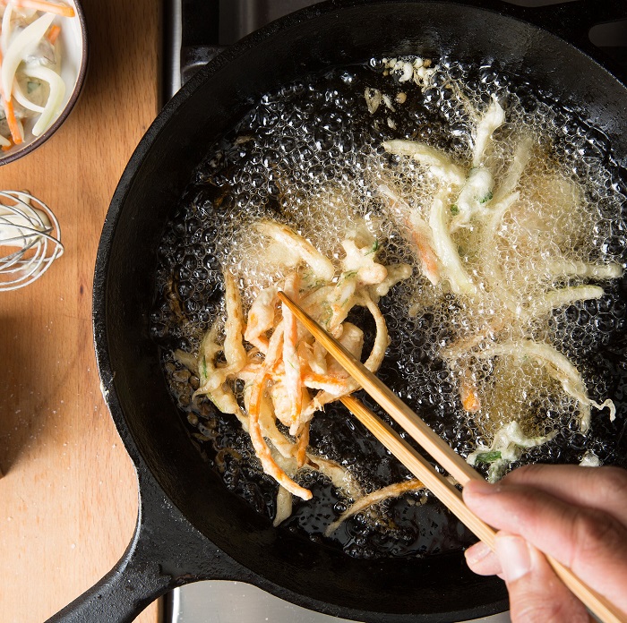 món ăn Nhật Bản tempura rau củ