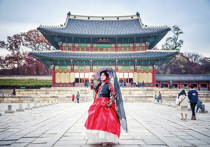 Mùa thu ở Hàn Quốc check in Cung điện Changdeokgung