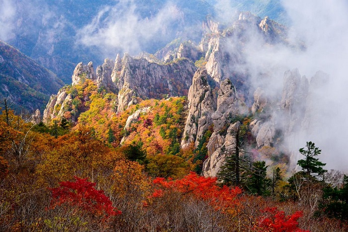 Mùa thu ở Hàn Quốc check in Seoraksan 
