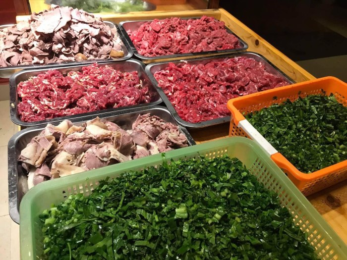 Nguyên liệu phối trộn đa dạng và hoà hợp