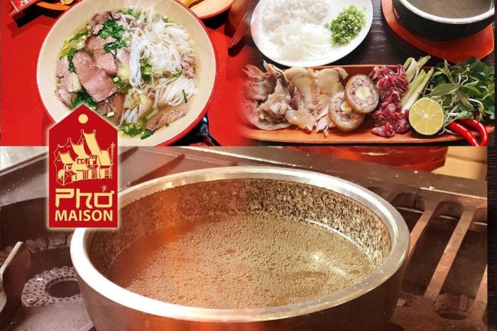 Nếm phở bát đá 