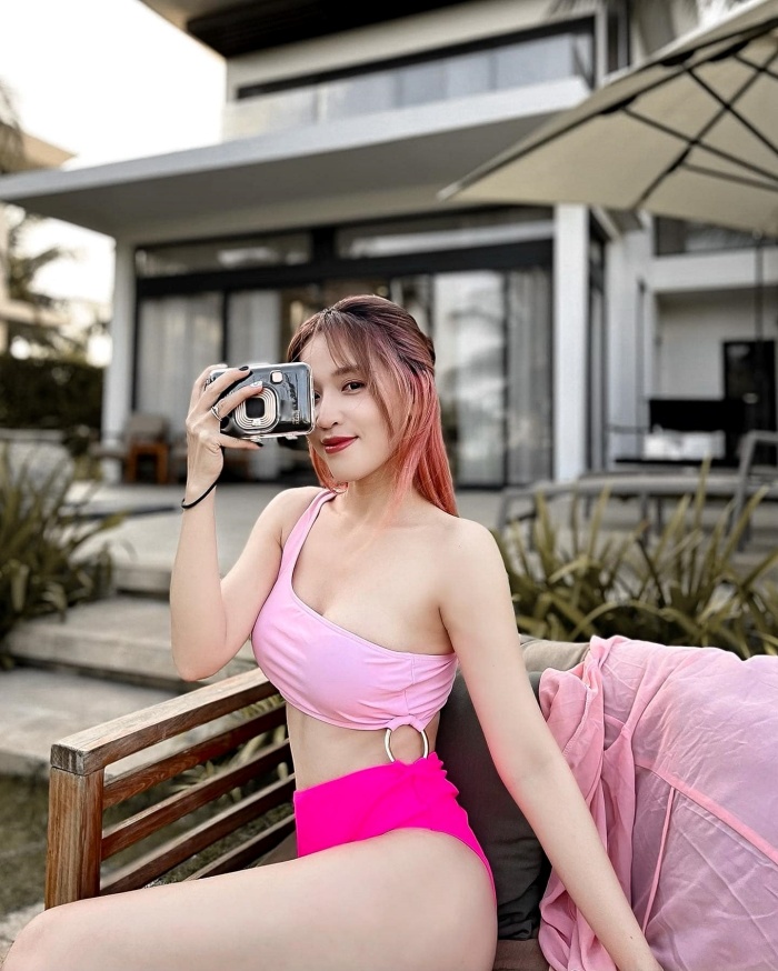 Chuyến đi này là chuyến đi nghỉ hè của Puka nhưng mãi đến gần đây nữ diễn viên mới chia sẻ trên trang cá nhân. Ảnh: internet