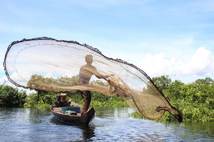 Biển hồ Tonle Sap Campuchia