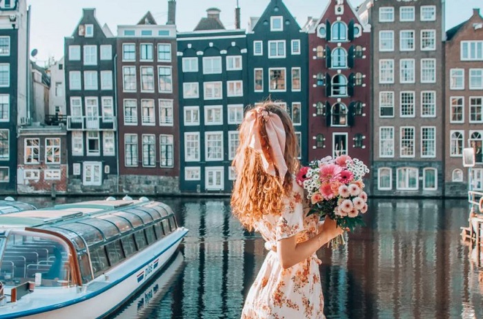 du lịch Amsterdam mùa thu