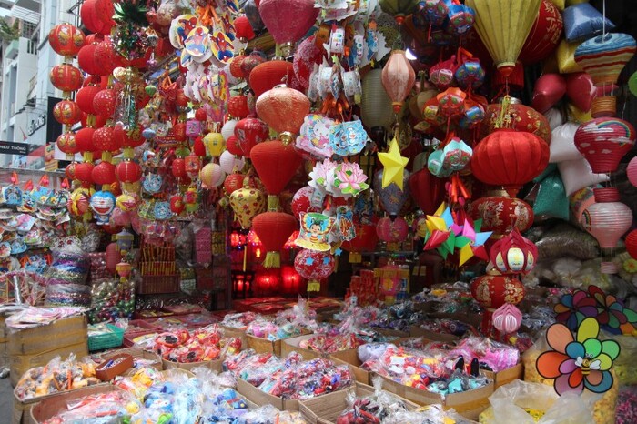 các mặt hàng từ làng nghề lồng đèn truyền thống Phú Bình