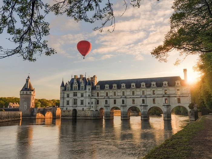 bay khinh khí cầu Thung lũng sông Loire
