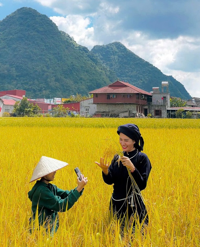 Khung cảnh thiên nhiên tại Làng Quỳnh Sơn Lạng Sơn níu chân du khách