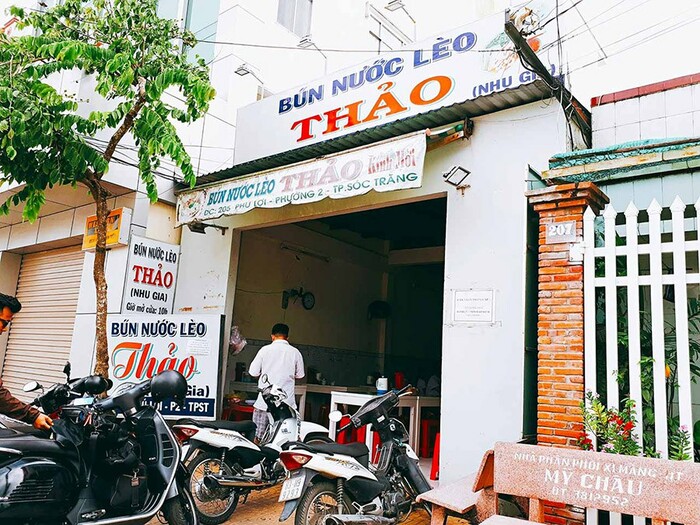 Quán bún nước lèo ngon nổi tiếng ở Sóc Trăng - Quán bún nước lèo Thảo