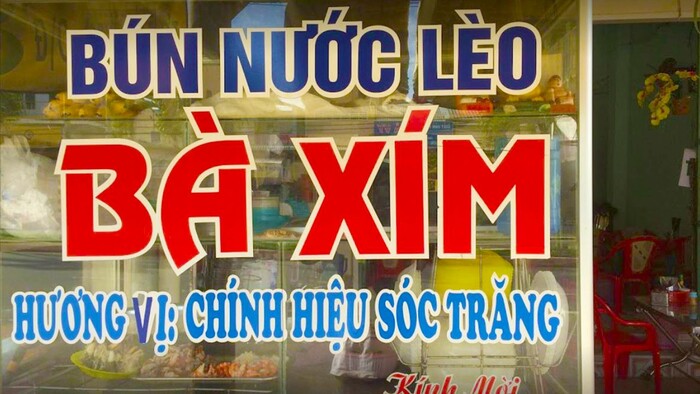 Quán bún nước lèo ngon nổi tiếng ở Sóc Trăng - Quán bún nước lèo Bà Xím