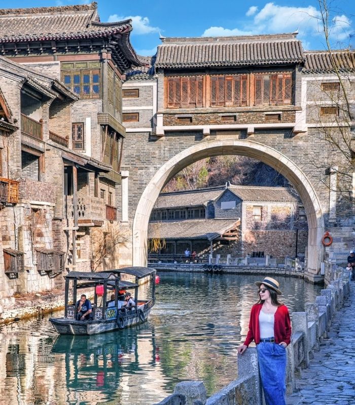 Cổ Bắc Thủy Trấn với kiến trúc nhà gỗ cổ kính