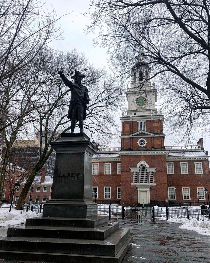 Independence Hall tại Bờ Đông nước Mỹ