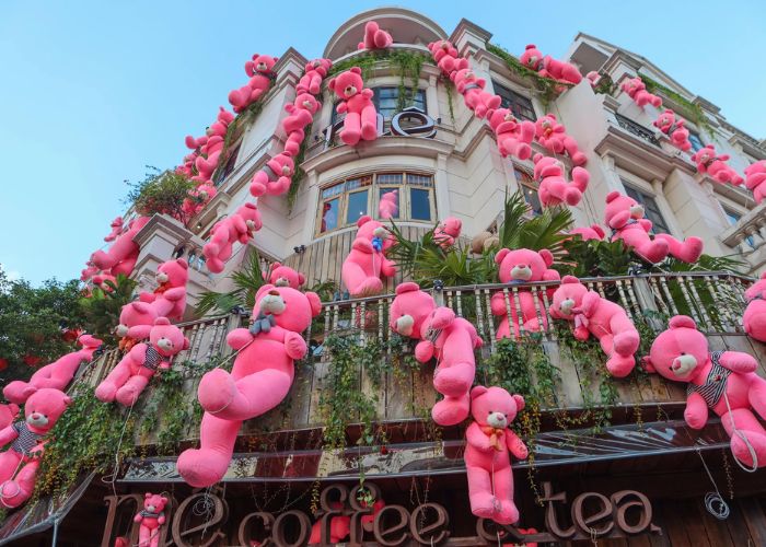 Quán cà phê gấu bông ở Gò Vấp trở thành điểm đến được yêu thích tại Sài Gòn