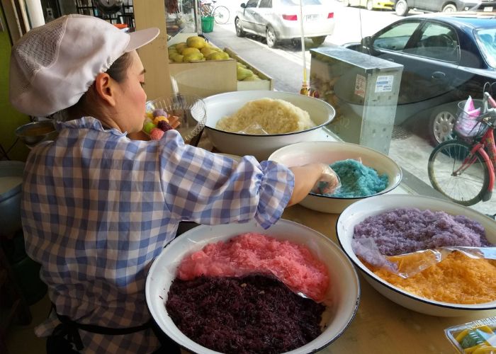 Cho Sornkaew là quán xôi xoài ngon tại Thái Lan rất được du khách yêu thích