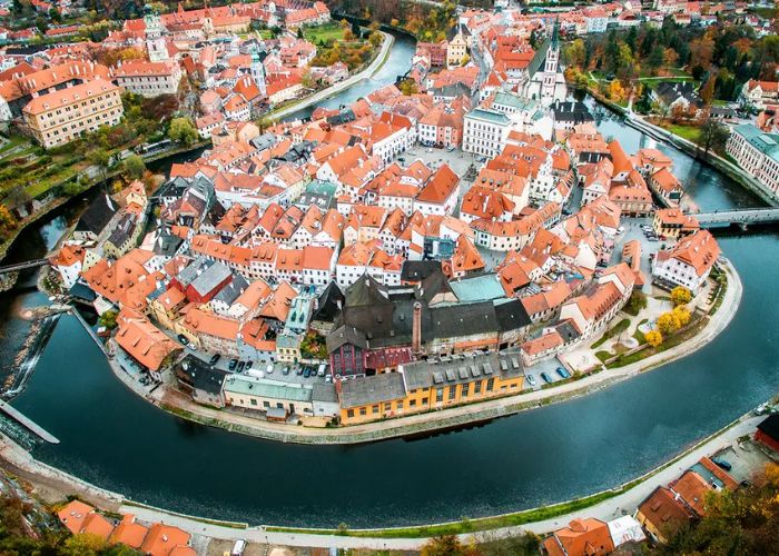 Thị trấn cổ Cesky Krumlov được UNESCO công nhận là Di sản Thế giới