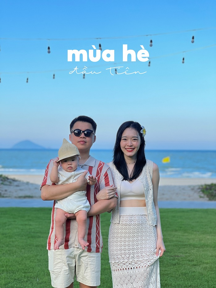 Dáng chụp ảnh đẹp ở biển cùng gia đình tha hồ có ảnh đẹp mang về