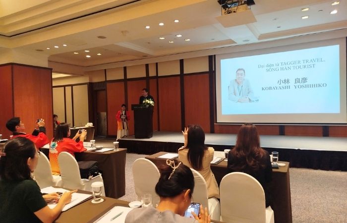 Đại diện Công ty Tagger - Ông Kobayashi Yoshihiko phát biểu tại sự kiện