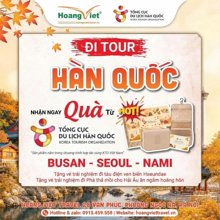 Săn tour du lịch Hàn Quốc cùng Hoàng Việt Travel