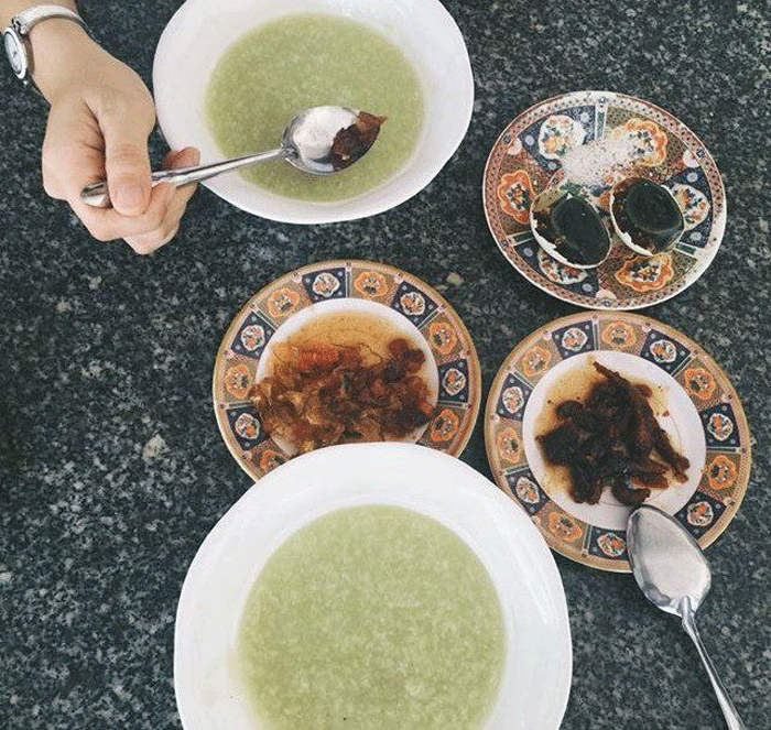 quán cháo làm ấm bụng ngày đông ở Đà Nẵng