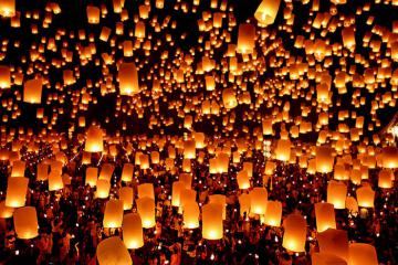 Tháng 11 đến Chiang Mai - Thái Lan tham gia Lễ hội thả đèn trời