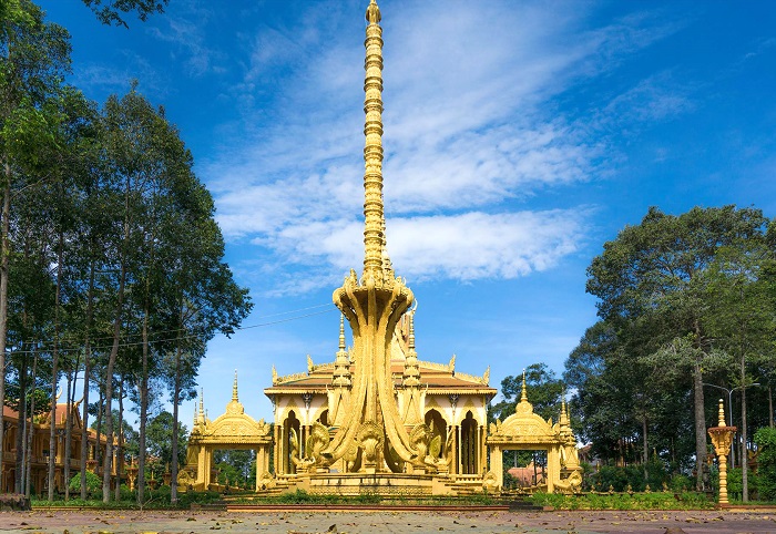 ngôi chùa Khmer 