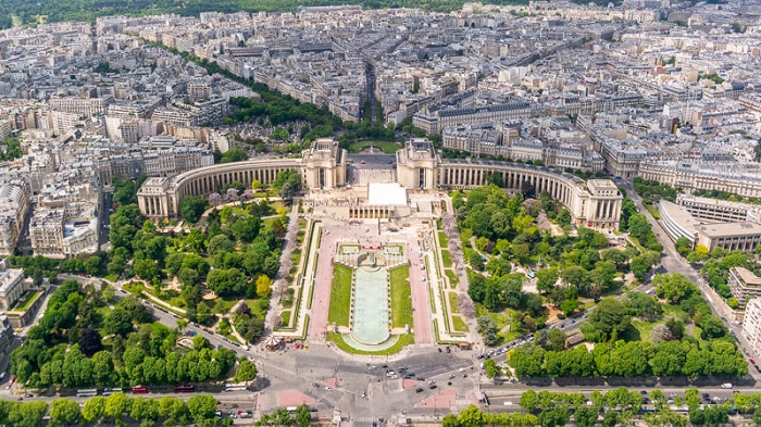 Quảng trường Trocadéro là cảnh đẹp Paris