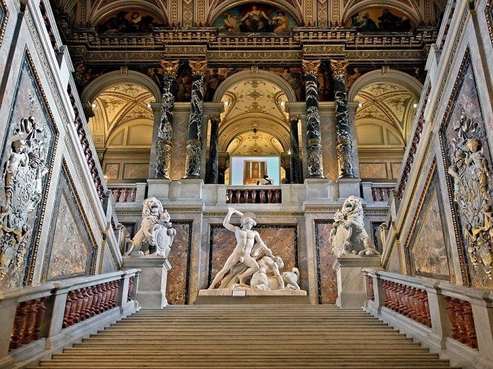Bảo tàng lịch sử và nghệ thuật là điểm du lịch ở Vienna 
