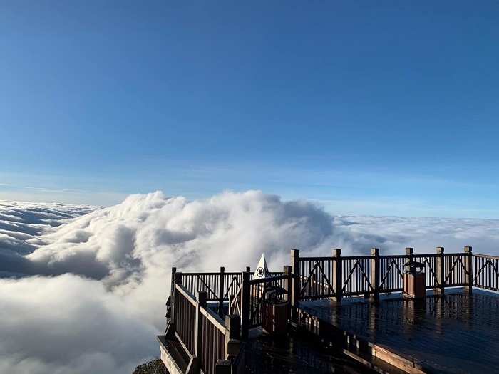 Săn mây trên đỉnh Fansipan ở Sapa