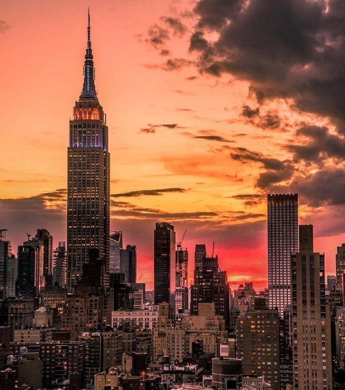 tòa nhà Empire State - công trình kiến trúc nổi tiếng thế giới