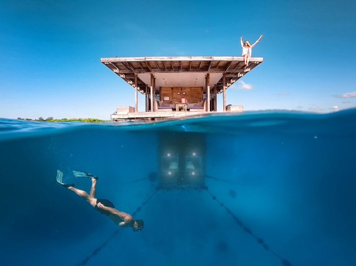 khách sạn dưới đáy biển ở Tanzania