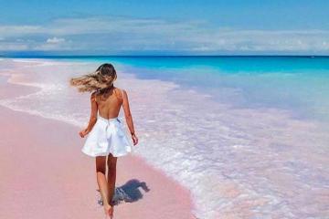 Tìm kiếm trải nghiệm khác biệt, hãy đến 10 bãi biển màu hồng đẹp nhất thế giới