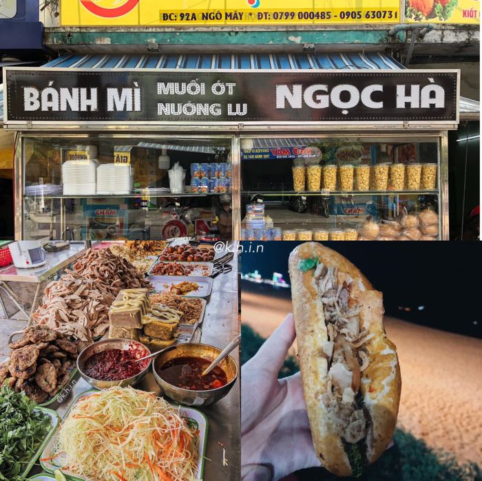  Ngọc Hà quán bánh mì ngon ở Quy Nhơn