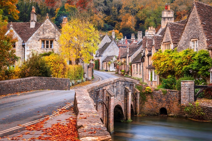 địa điểm ngắm lá mùa thu ở Anh Cotswolds