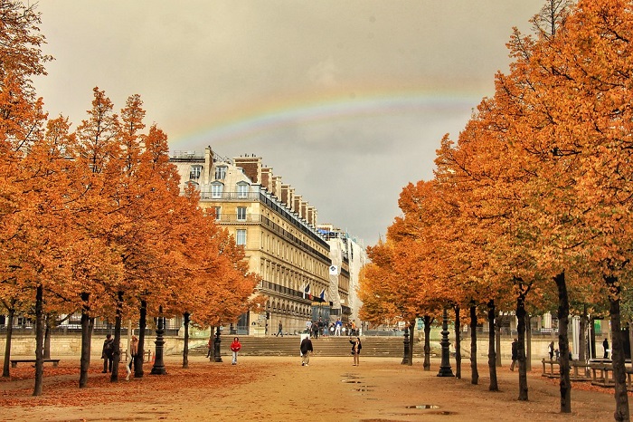 Du lịch Paris mùa thu thăm khu vườn Luxembourg