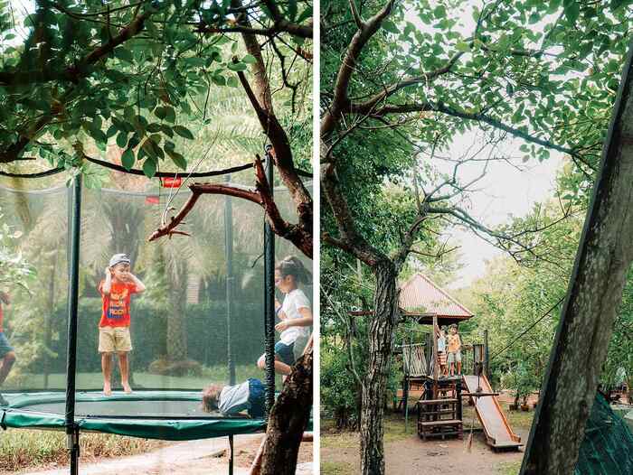 không gian giải trí dành cho trẻ em ở khu vui chơi Family Garden Thảo Điền