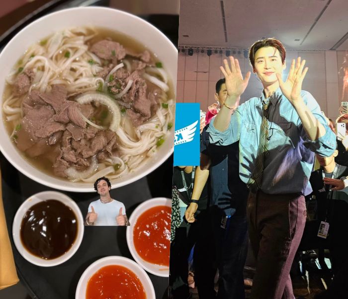  sao Hàn mê ẩm thực Việt Siwon Lee Jong Suk, - Phở 