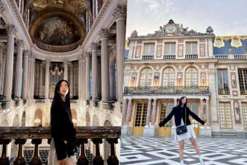 Chị cả Blackpink Jisoo khám phá cung điện Versailles lộng lẫy và tráng lệ nhất nước Pháp 