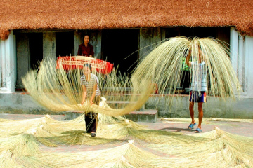Về cố đô thăm làng nghề cói Kim Sơn Ninh Bình