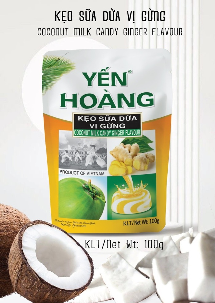 Hãng kẹo dừa Bến Tre ngon - Kẹo dừa Yến Hoàng