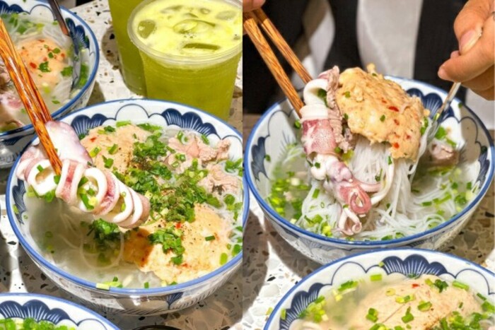 Quán bún quậy ngon nổi tiếng ở Phú Quốc - Bún quậy Bình Dung