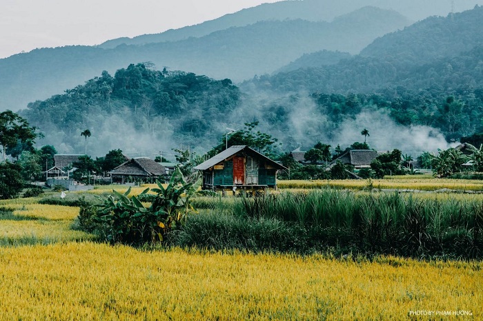 Khung cảnh bình yên, mộc mạc tại thôn Lùng Tao Hà Giang