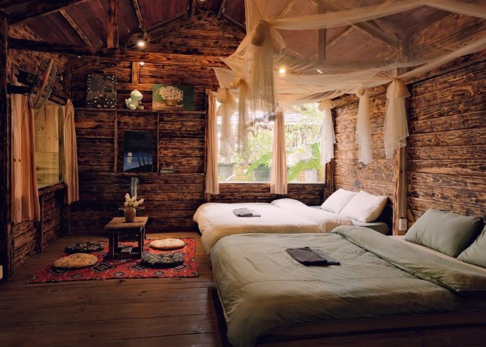 Lựa chọn nơi lưu trú với kinh nghiệm tham quan kho lúa Măng Đen