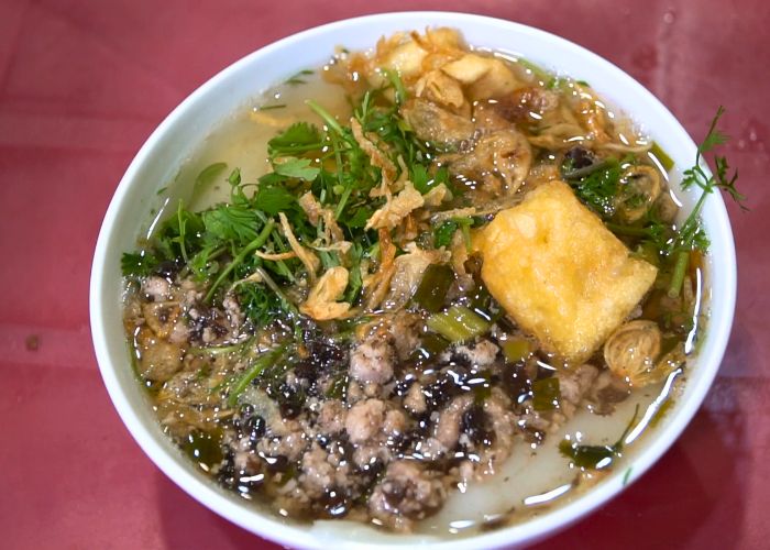 Món ngon mùa thu Hà Nội Bánh Đúc Nóng