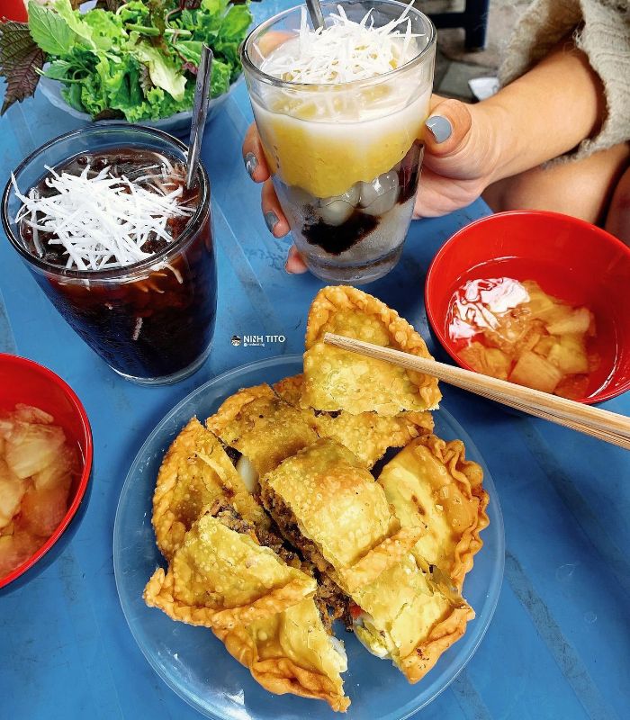 Món ngon mùa thu Hà Nội bánh rán