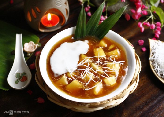 Món ngon mùa thu Hà Nội Chè Sắn Nóng
