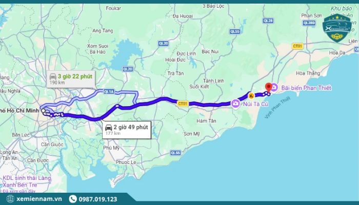 Kinh nghiệm thuê xe đi Phan Thiết từ TPHCM