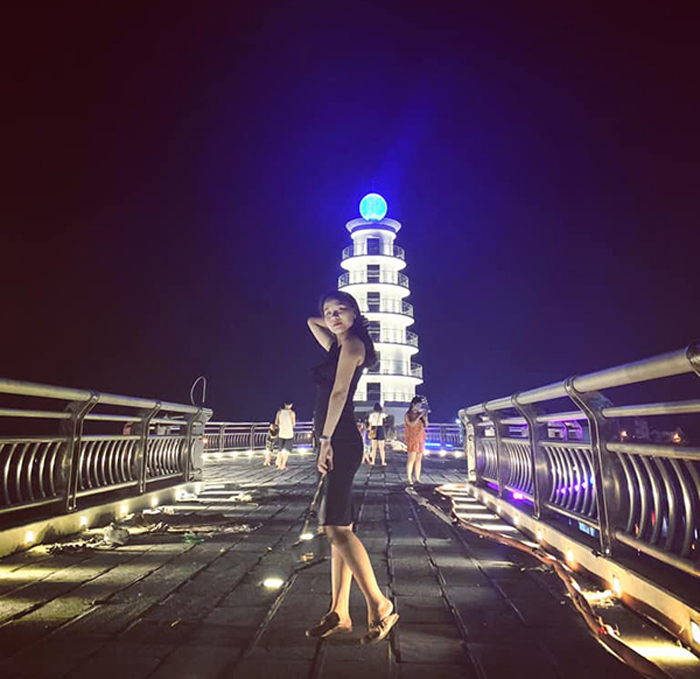 Cầu đi bộ ở Việt Trì