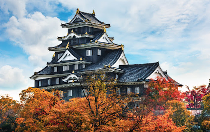 lâu đài cổ Okayama